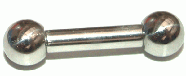 Barbell Piercing aus Titan | Standard Ausführung